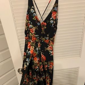 Floral high low maxi